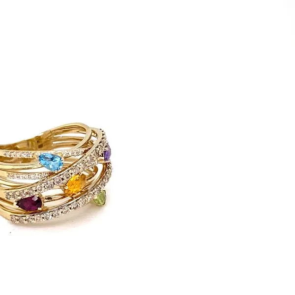 Colored Stone Ring -  14 Karat Yellow Gold  - Brax jewelers Image 3 Brax Jewelers Newport Beach, CA