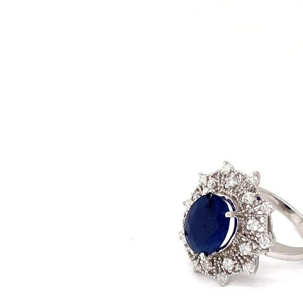 Lady's Colored Stone Rings - Women's 14 Karat White Gold - Brax jewelers Image 3 Brax Jewelers Newport Beach, CA