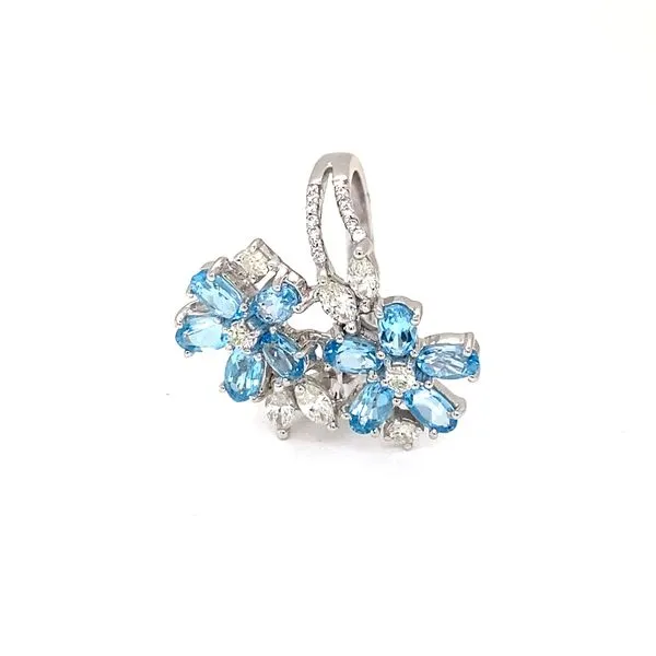 Lady's Colored Stone Rings - Women's 14 Karat White Gold  - Brax jewelers Brax Jewelers Newport Beach, CA