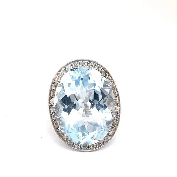 Lady's Colored Stone Rings - Women's 14 Karat White Gold  - Brax jewelers Brax Jewelers Newport Beach, CA