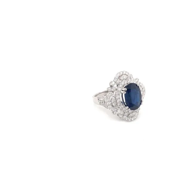 Lady's Colored Stone Rings - Women's 18 Karat White Gold r86778 - Brax jewelers Image 2 Brax Jewelers Newport Beach, CA