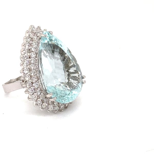 Lady's Colored Stone Rings - Women's 14 Karat White Gold - Brax jewelers Image 2 Brax Jewelers Newport Beach, CA