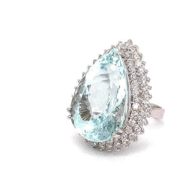 Lady's Colored Stone Rings - Women's 14 Karat White Gold - Brax jewelers Image 3 Brax Jewelers Newport Beach, CA