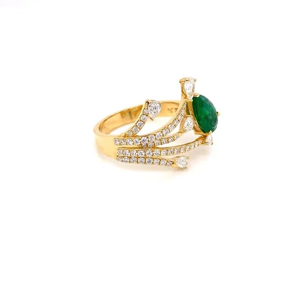 Lady's Colored Stone Rings - Women's 18 Karat Yellow Gold Brax jewelers Image 3 Brax Jewelers Newport Beach, CA