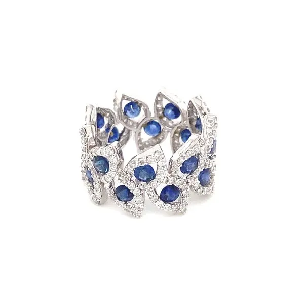 Lady's Colored Stone Rings - Women's 18 Karat White Gold Brax jewelers Image 3 Brax Jewelers Newport Beach, CA
