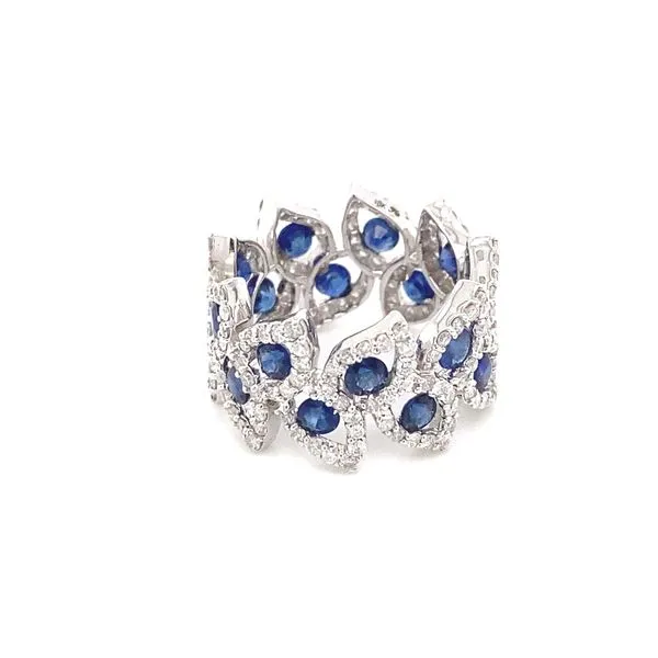 Lady's Colored Stone Rings - Women's 18 Karat White Gold Brax jewelers Brax Jewelers Newport Beach, CA