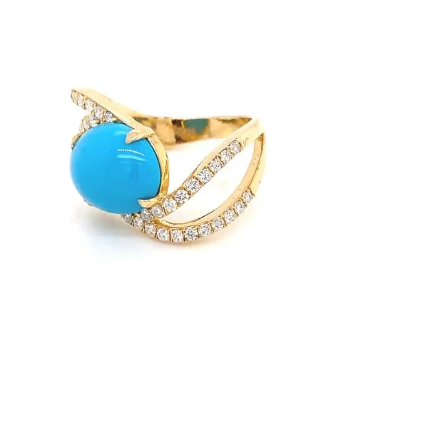 Lady's Colored Stone Rings - Women's 18 Karat Yellow Gold Brax jewelers Image 3 Brax Jewelers Newport Beach, CA