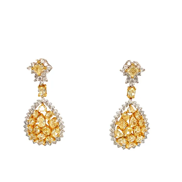 2.12 Lady's Colored Stone Earrings 18 Karat White Gold e82195 - Brax jewelers Brax Jewelers Newport Beach, CA