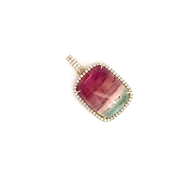 18 Karat Yellow Gold Tourmaline Pendants Image 3 Brax Jewelers Newport Beach, CA