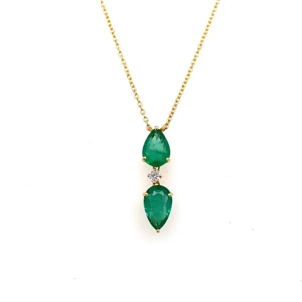 Lady's Colored Stone Necklace 18 Karat Yellow Gold  - Brax jewelers Brax Jewelers Newport Beach, CA