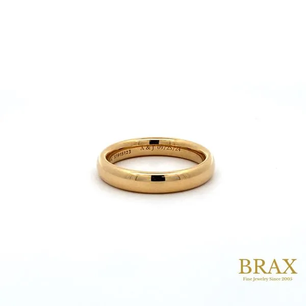 Men's Gold Wedding Band Brax Jewelers Newport Beach, CA