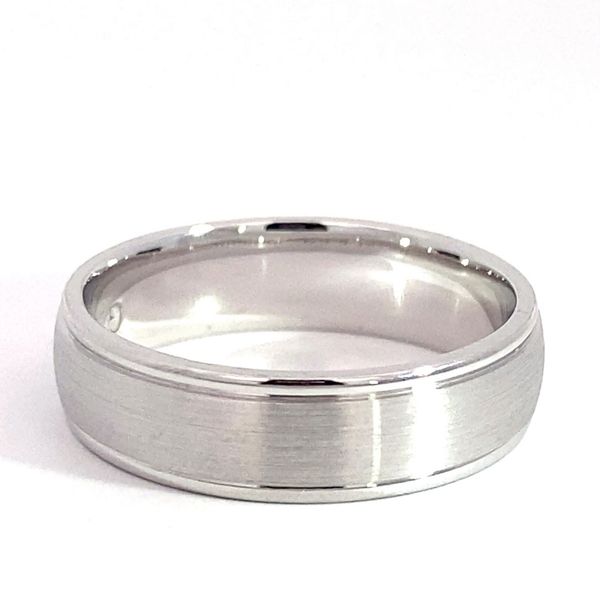 14 Karat White Gold Wedding Band Brax Jewelers Newport Beach, CA