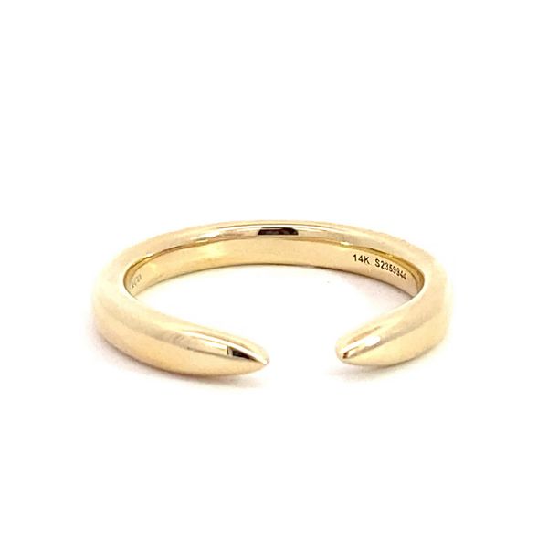 14 Karat Open Yellow Gold Wedding Band Brax Jewelers Newport Beach, CA