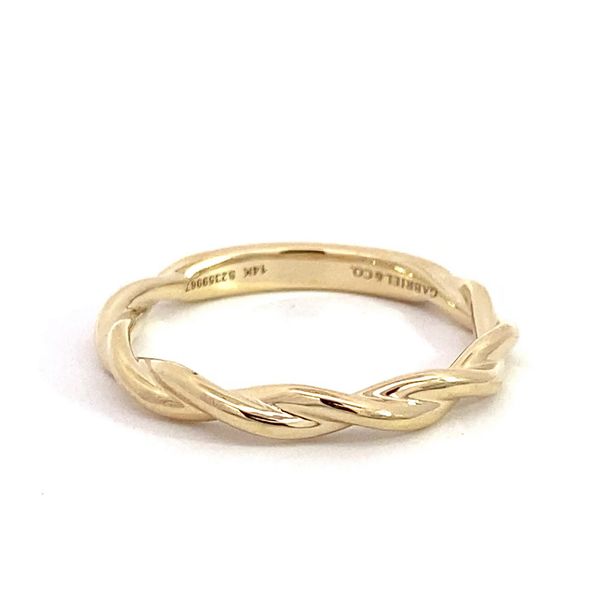 Lady's 14 Karat Yellow Gold Wedding Band Brax Jewelers Newport Beach, CA