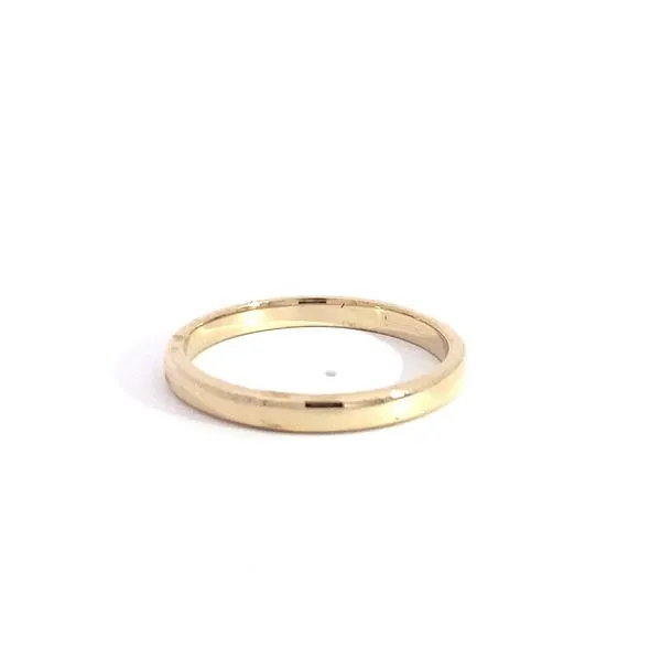Lady's 18 Karat Yellow Gold Wedding Band, 2 mm Band Width - Brax Jewelers Image 3 Brax Jewelers Newport Beach, CA