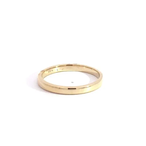 Lady's 18 Karat Yellow Gold Wedding Band, 2 mm Band Width - Brax Jewelers Brax Jewelers Newport Beach, CA