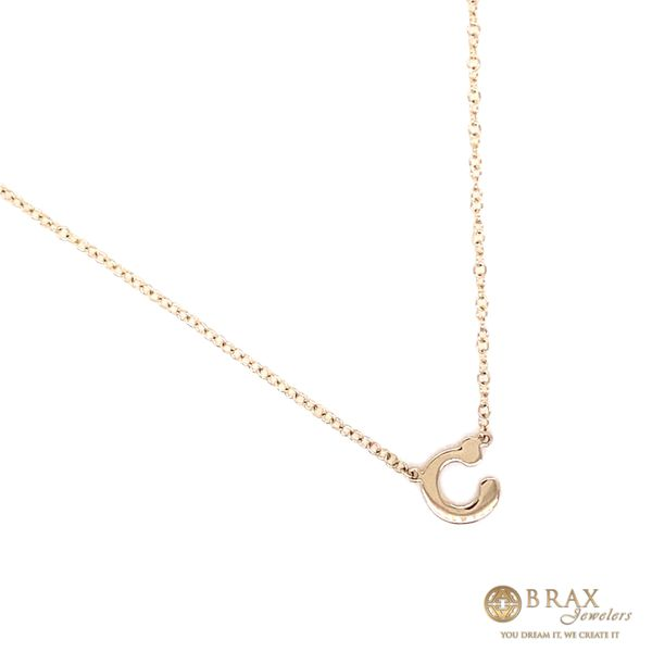 14K Yellow Gold Initial 