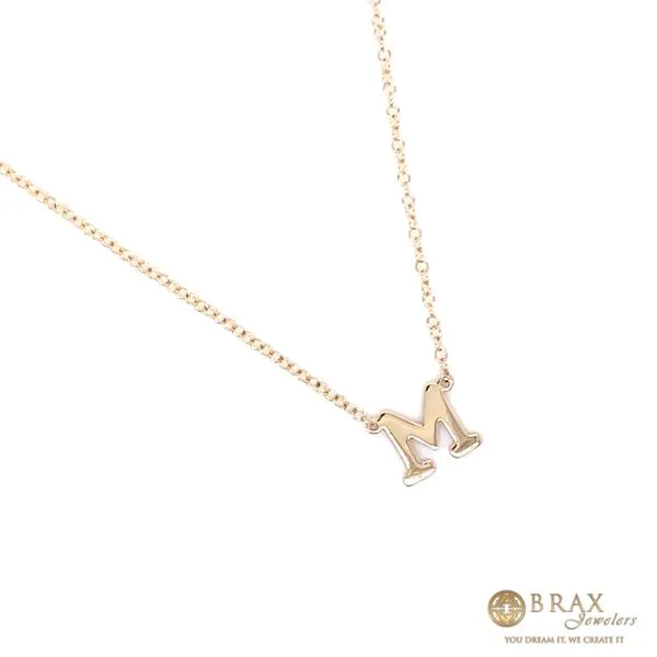 14K Yellow Gold Initial 