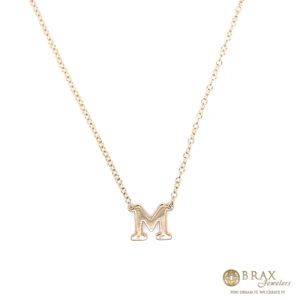 14K Yellow Gold Initial 