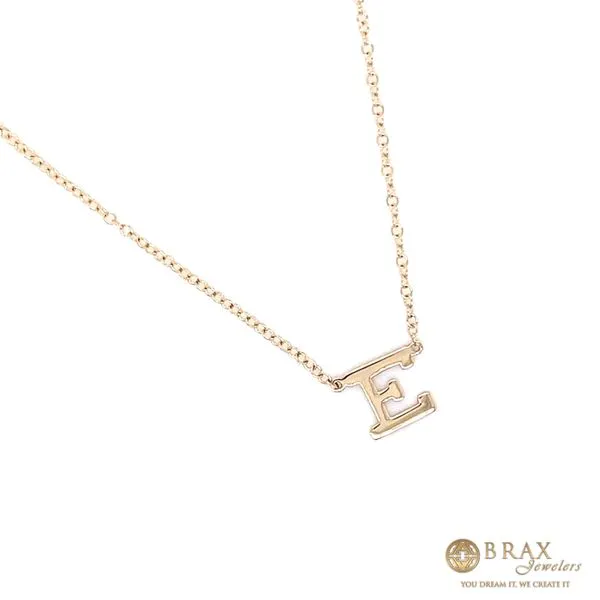 14K Yellow Gold Initial 