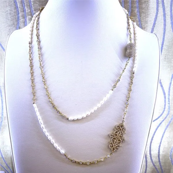 Silver Necklace Image 2 Brax Jewelers Newport Beach, CA