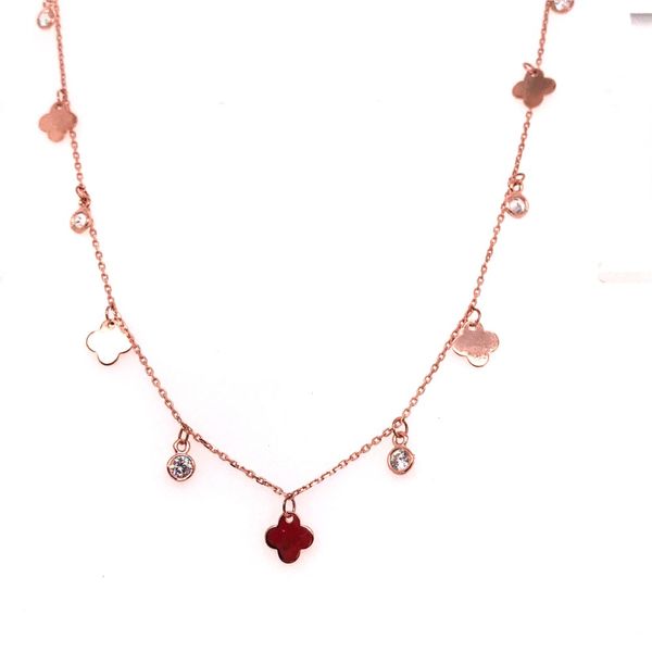 Rosé Silver Necklace Brax Jewelers Newport Beach, CA