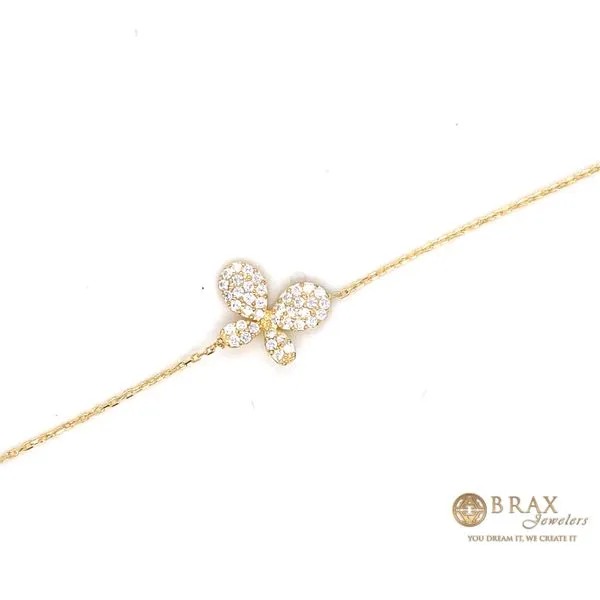 Gold Plated Yellow Gold Butterfly Bracelet 1402-Y - Brax Jewelers Image 2 Brax Jewelers Newport Beach, CA