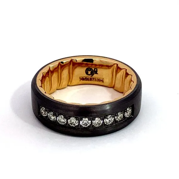 Men's Alternative Metal Wedding Band Brax Jewelers Newport Beach, CA