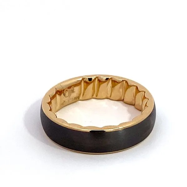 Men's Alternative Metal Wedding Band Brax Jewelers Newport Beach, CA