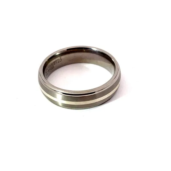 Men's Alternative Metal Wedding Band Image 3 Brax Jewelers Newport Beach, CA