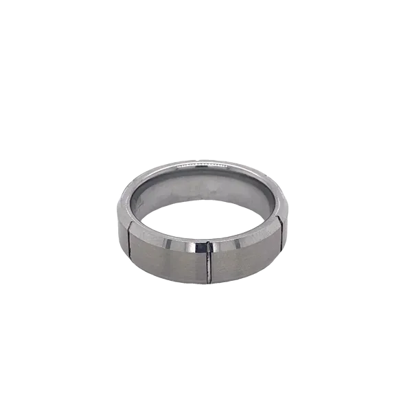 Men's Alternative Metal Wedding Band Image 3 Brax Jewelers Newport Beach, CA