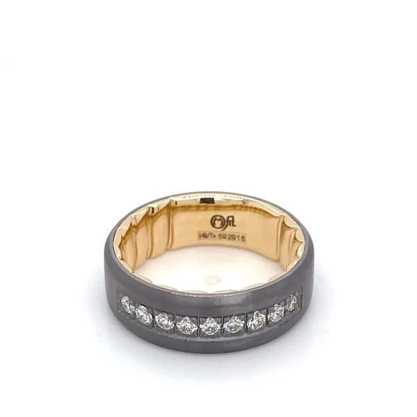 Men's Alternative Metal Wedding Band Brax Jewelers Newport Beach, CA