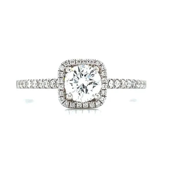 Cushion Halo Engagement Ring Image 2 Bryan Jewelry Prattville, AL