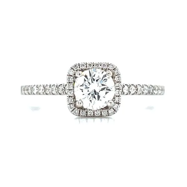 Cushion Halo Engagement Ring Bryan Jewelry Prattville, AL