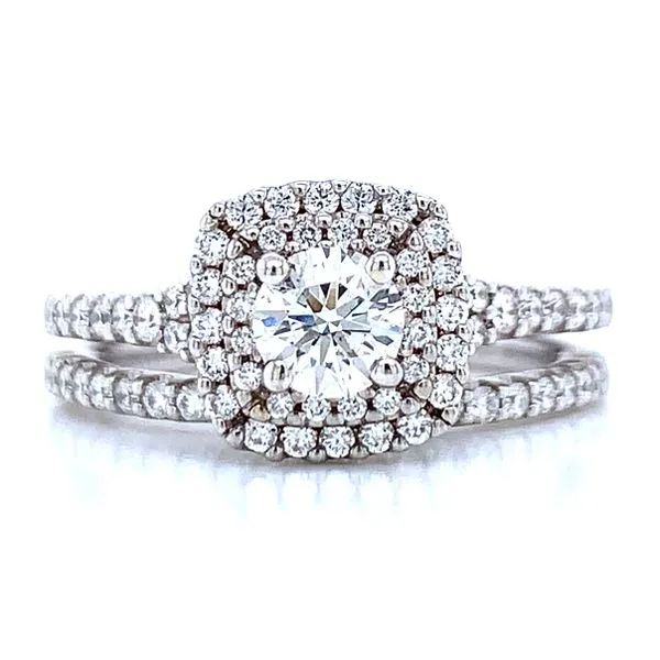 Romance is Spoken Here Wedding Set in 14kw Bryan Jewelry Prattville, AL