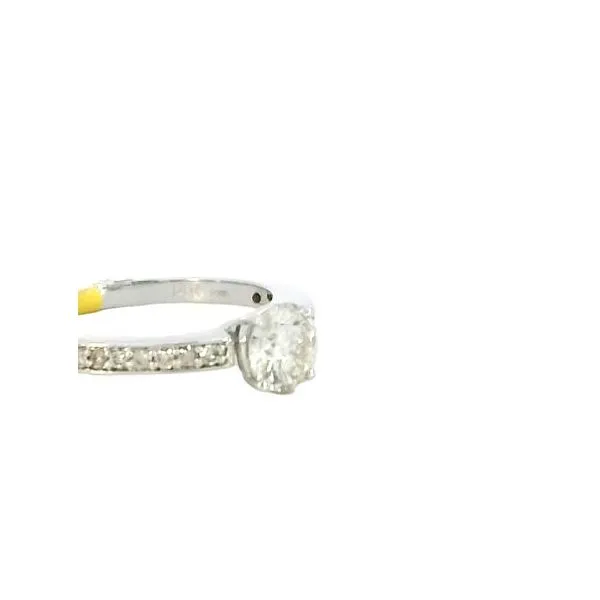.90ctw Diamond Engagement Ring in 14k White Gold Image 3 Bryan Jewelry Prattville, AL