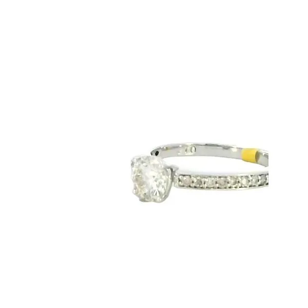 .90ctw Diamond Engagement Ring in 14k White Gold Image 4 Bryan Jewelry Prattville, AL