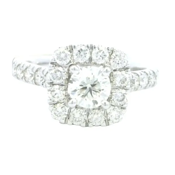 Diamond Engagement Ring-14kw Bryan Jewelry Prattville, AL