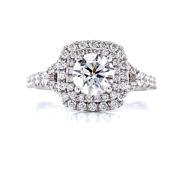 Double Halo Delight 14kw Engagement Ring Bryan Jewelry Prattville, AL