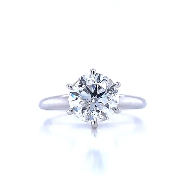 2 Carat Solitaire-Sophisticated Solitaire Image 2 Bryan Jewelry Prattville, AL