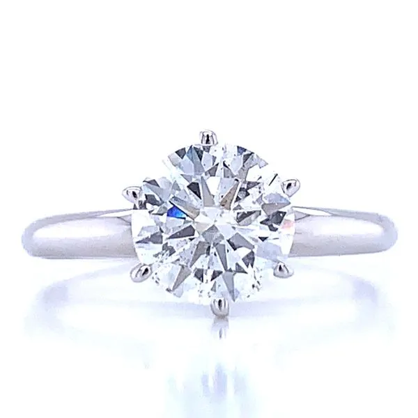 1 1/2 carat Round Solitaire Engagement Ring Bryan Jewelry Prattville, AL