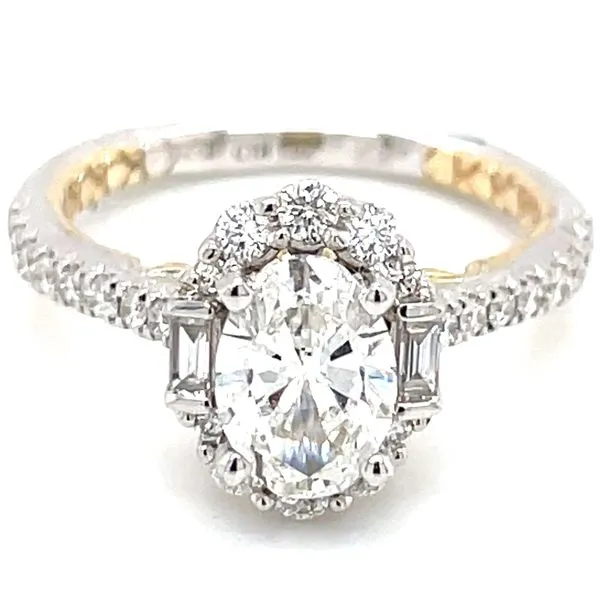 Exceedingly Beautiful Oval Halo Engagement Ring Image 3 Bryan Jewelry Prattville, AL
