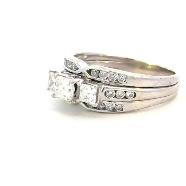 Previously Loved 3 stone Princess with bands Image 2 Bryan Jewelry Prattville, AL