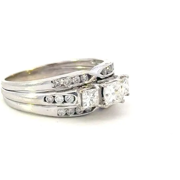 Previously Loved 3 stone Princess with bands Image 3 Bryan Jewelry Prattville, AL