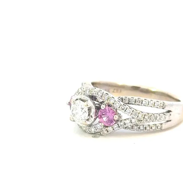 Pretty in Pink- Previously Loved Three Stone Ring Image 2 Bryan Jewelry Prattville, AL
