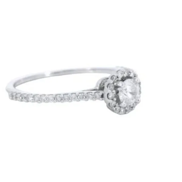 Ladies .5000 Ctw Diamond Ring / 14 Kt W Image 2 Bryan Jewelry Prattville, AL