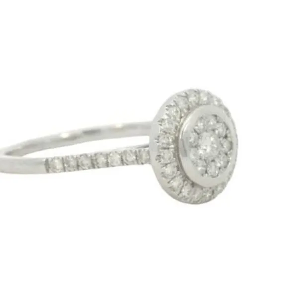 Ladies .5000 Ctw Diamond Ring / 14 Kt W Image 2 Bryan Jewelry Prattville, AL