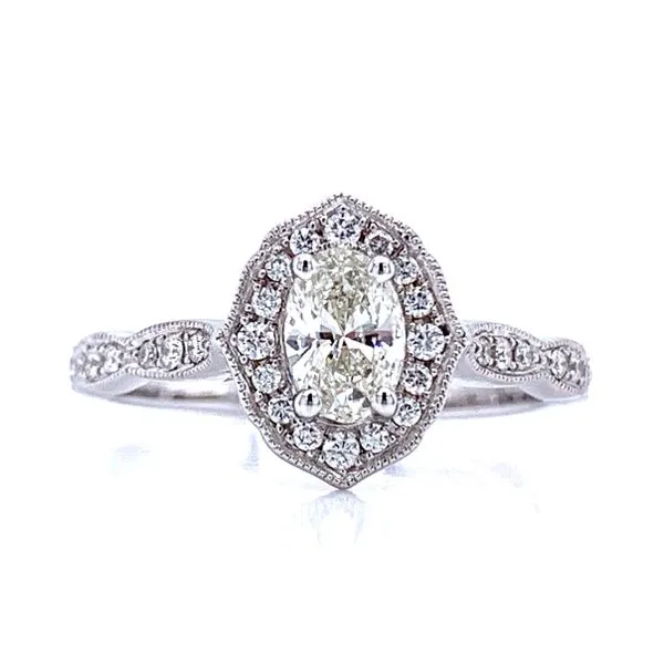 Make Her Day Oval Engagement Ring Image 2 Bryan Jewelry Prattville, AL