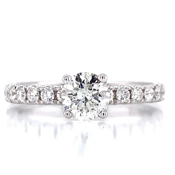 Toast the Romance Engagement Ring-1ctw- 14kw Image 3 Bryan Jewelry Prattville, AL