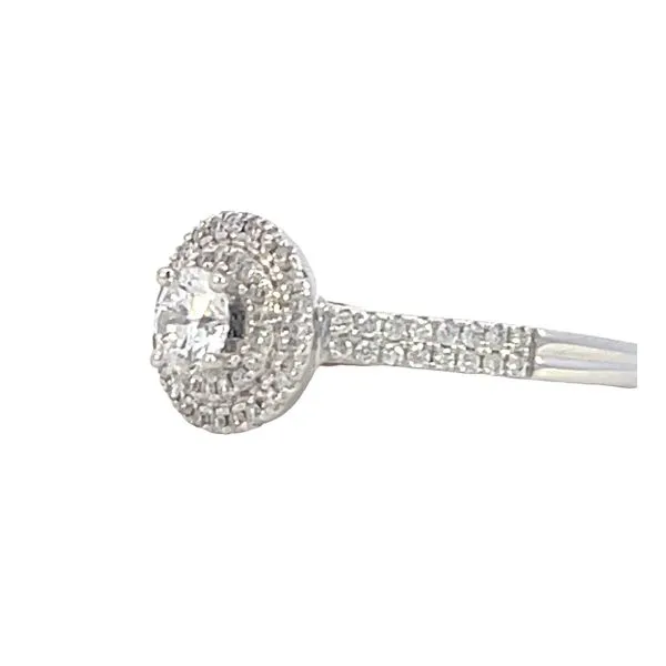 Double Halo Engagement Ring Image 2 Bryan Jewelry Prattville, AL
